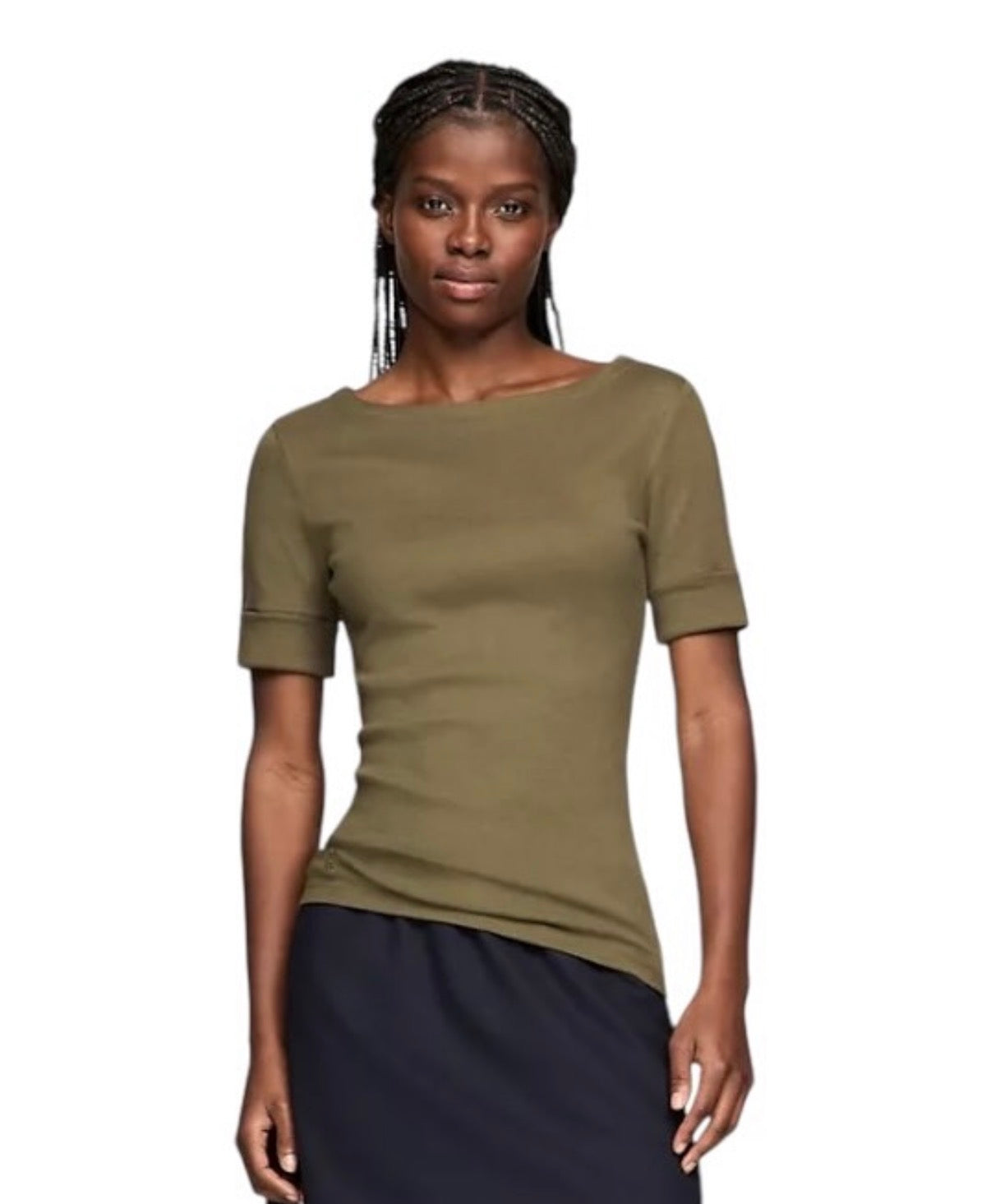 Blusa tommy hilfiger verde musgo