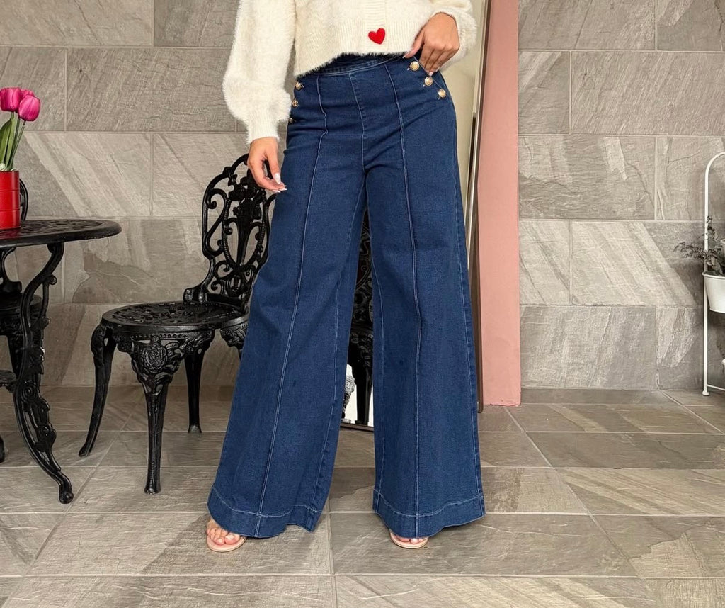 Jeans detalle botones