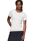 Camiseta tommy hilfiger rayas grises