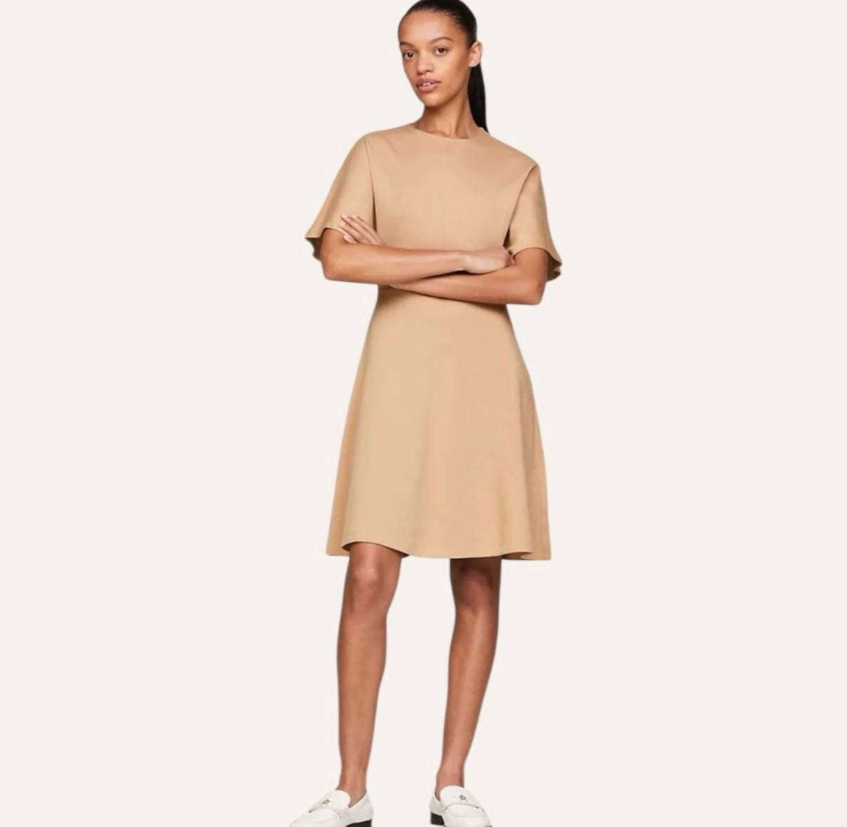 Vestido tommy hilfiger beige