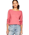 Abrigo tommy hilfiger color palo rosa