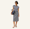 Vestido tommy hilfiger largo rayas