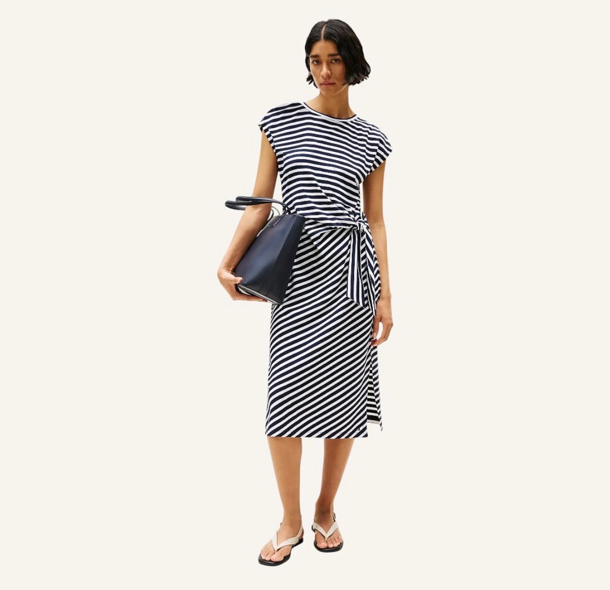 Vestido tommy hilfiger largo rayas