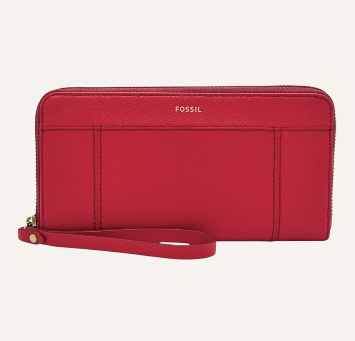 Cartera fossil roja