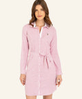 Vestido u.s. polo assn. rayas rosadas