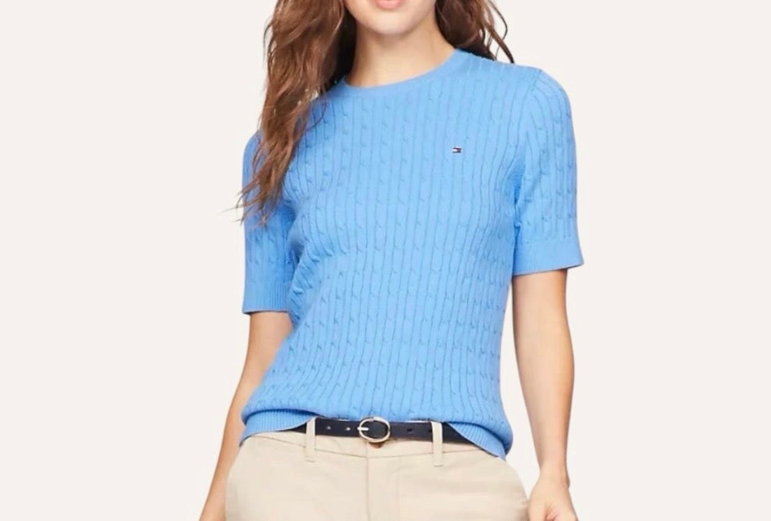 Blusa tommy celeste