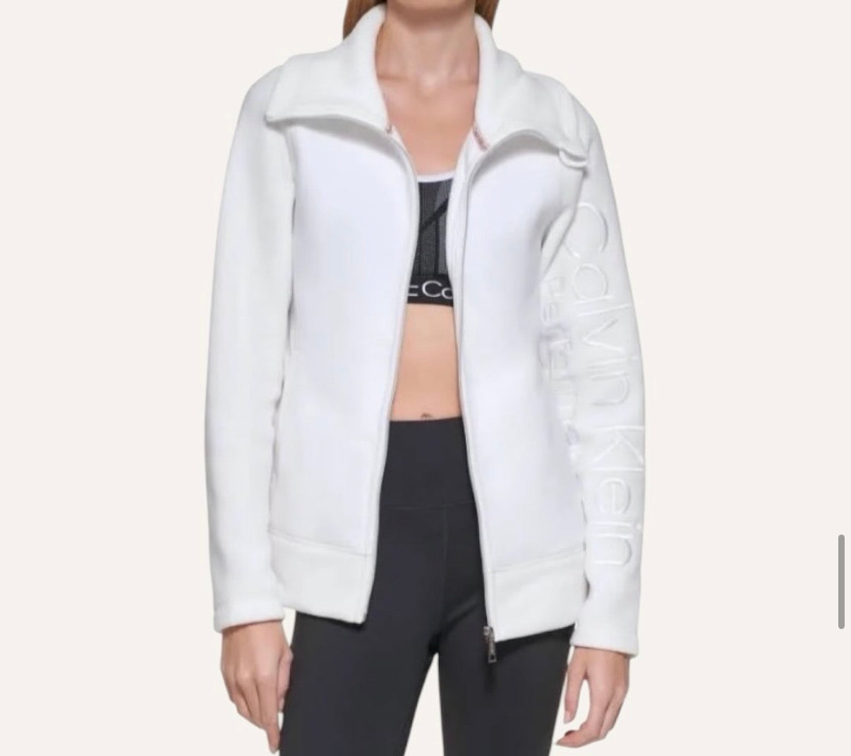 Sudadera Calvin Klein blanca