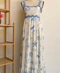 Vestido tela blend de lino