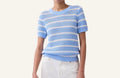 Blusa crochet gap celeste