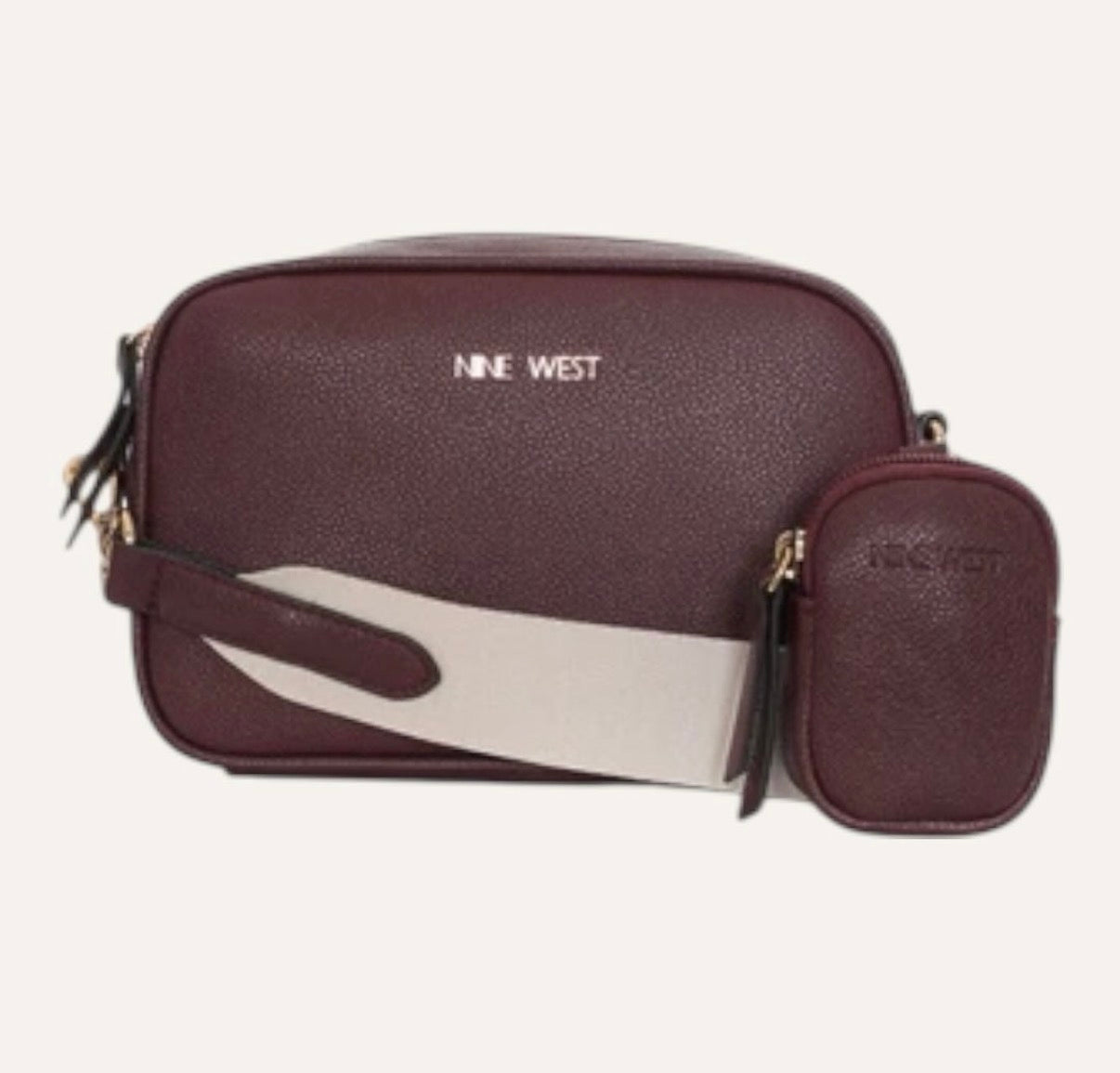 Bolso Nine West crossbody vino