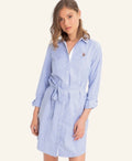 Vestido u.s. polo assn. rayas celestes