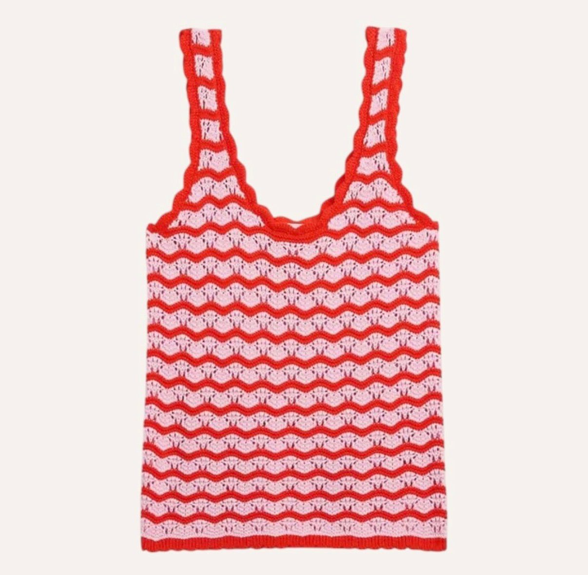 Blusa crochet gap rosada