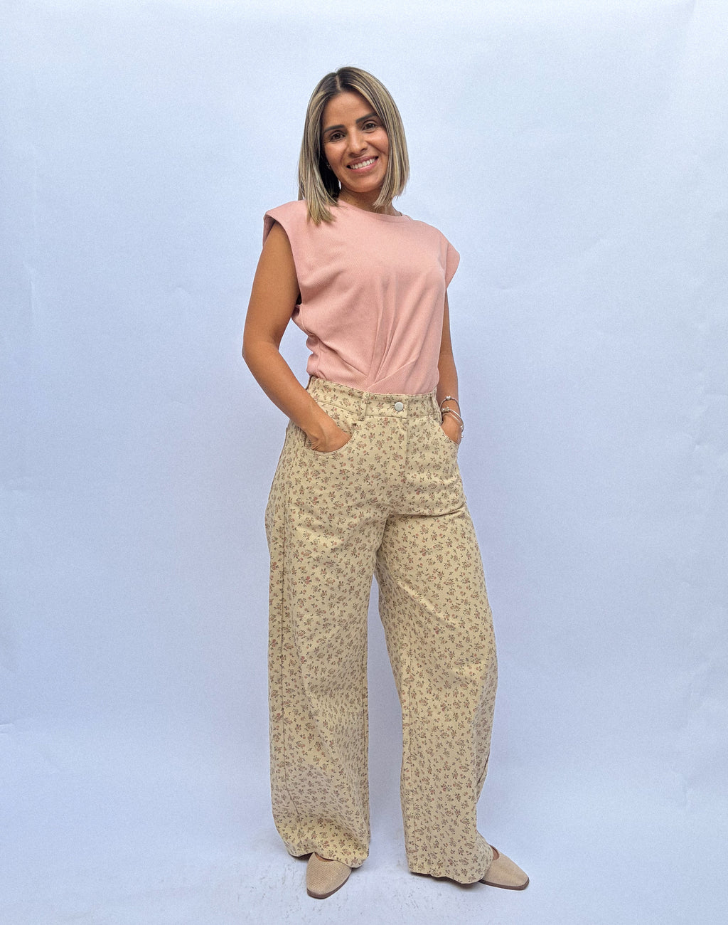 Pantalón flores