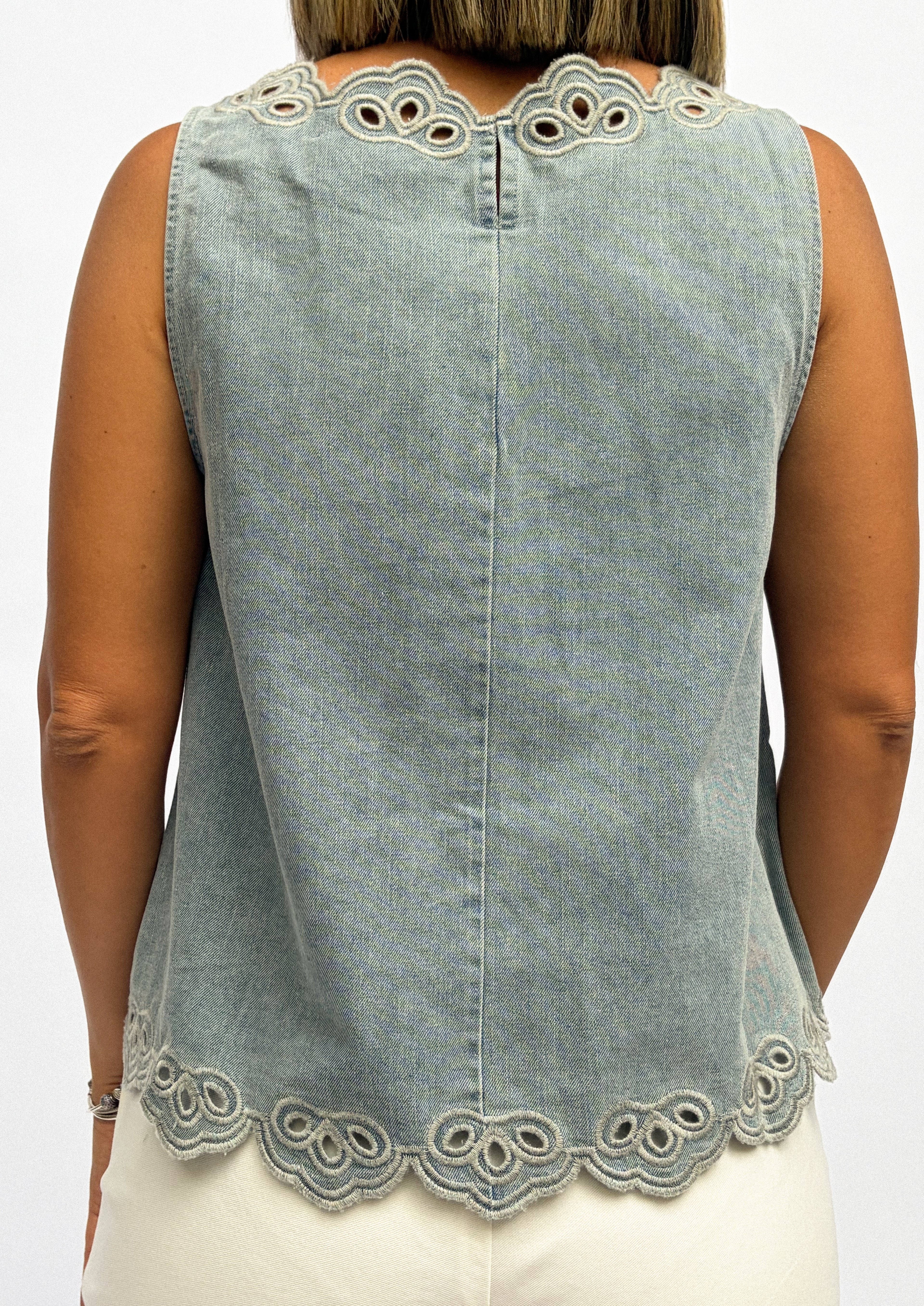 Blusa mezclilla