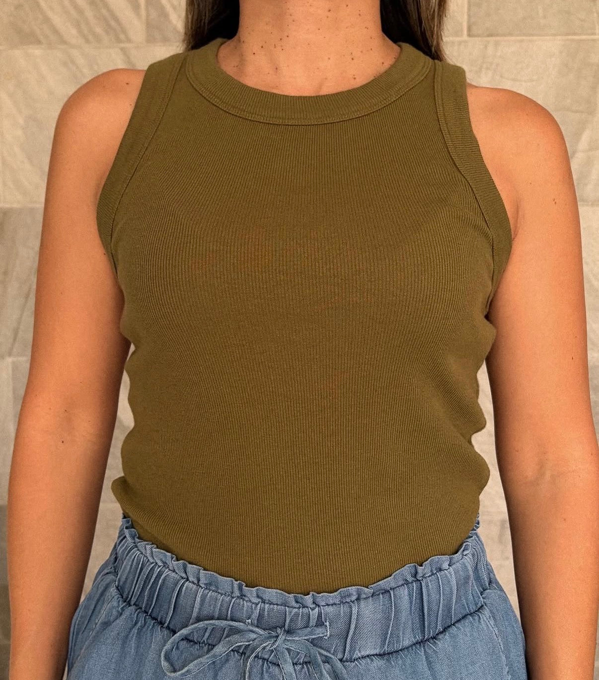 Blusa banana republic verde musgo