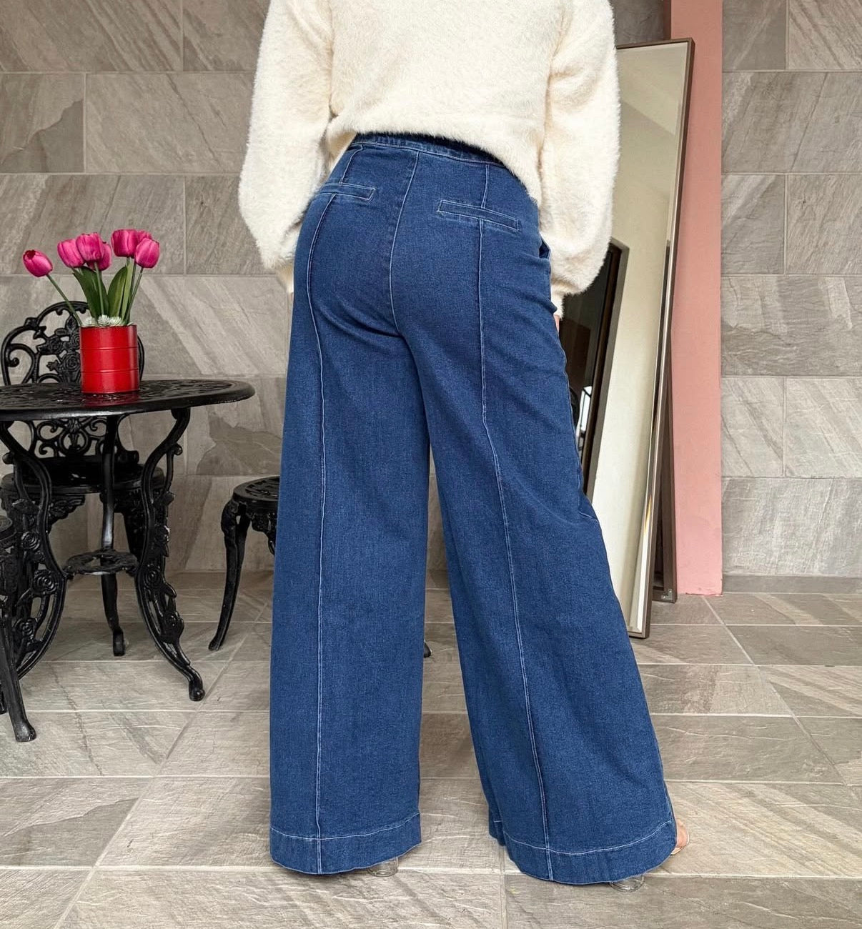 Jeans detalle botones