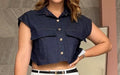 Blusa mezclilla
