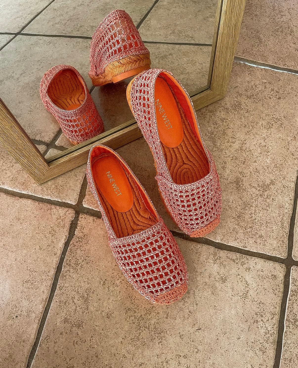 Zapatos nine west color naranja