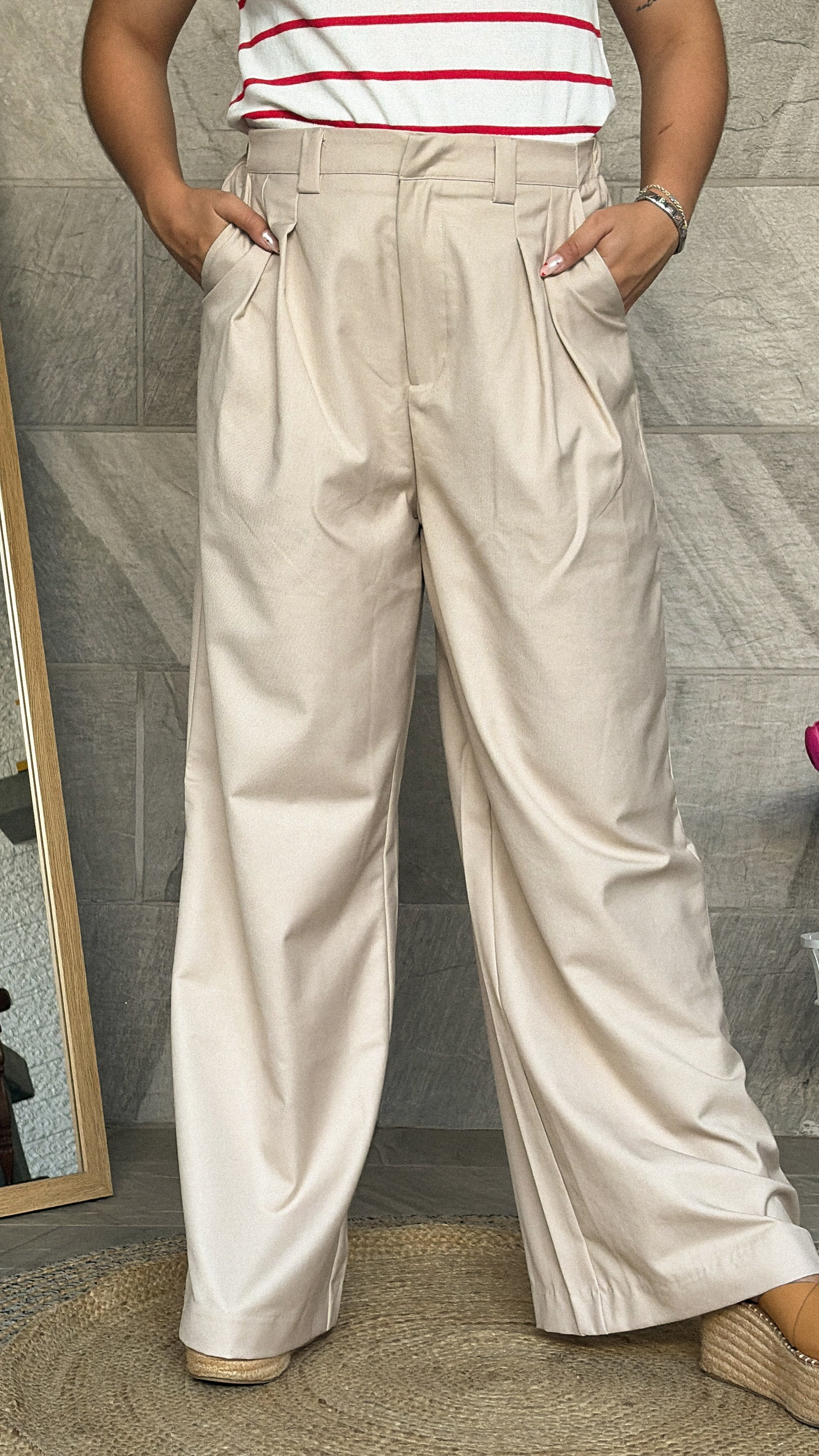 Pantalón beige