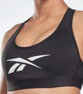 Top deportivo reebok negro