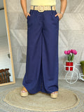 Pantalón azul con fajón