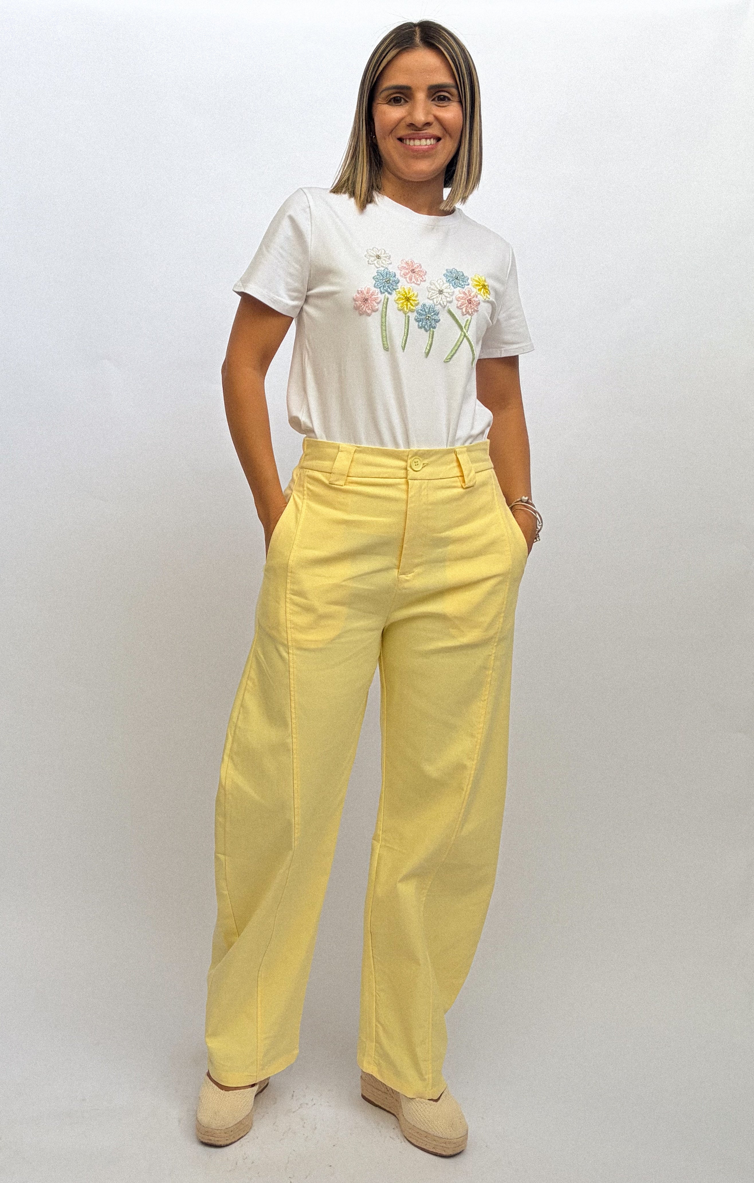 Blusa flores