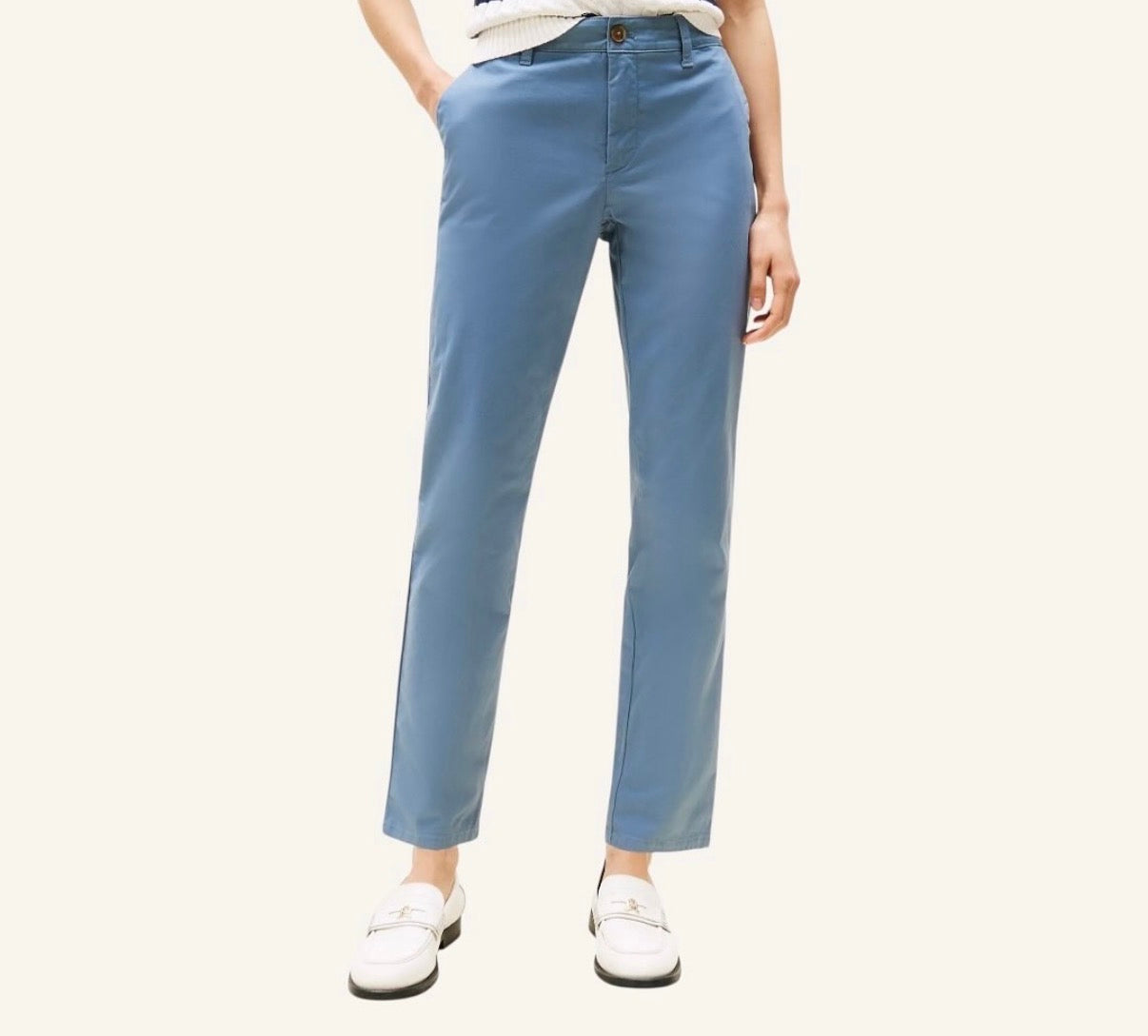 Pantalón tommy hilfiger celeste